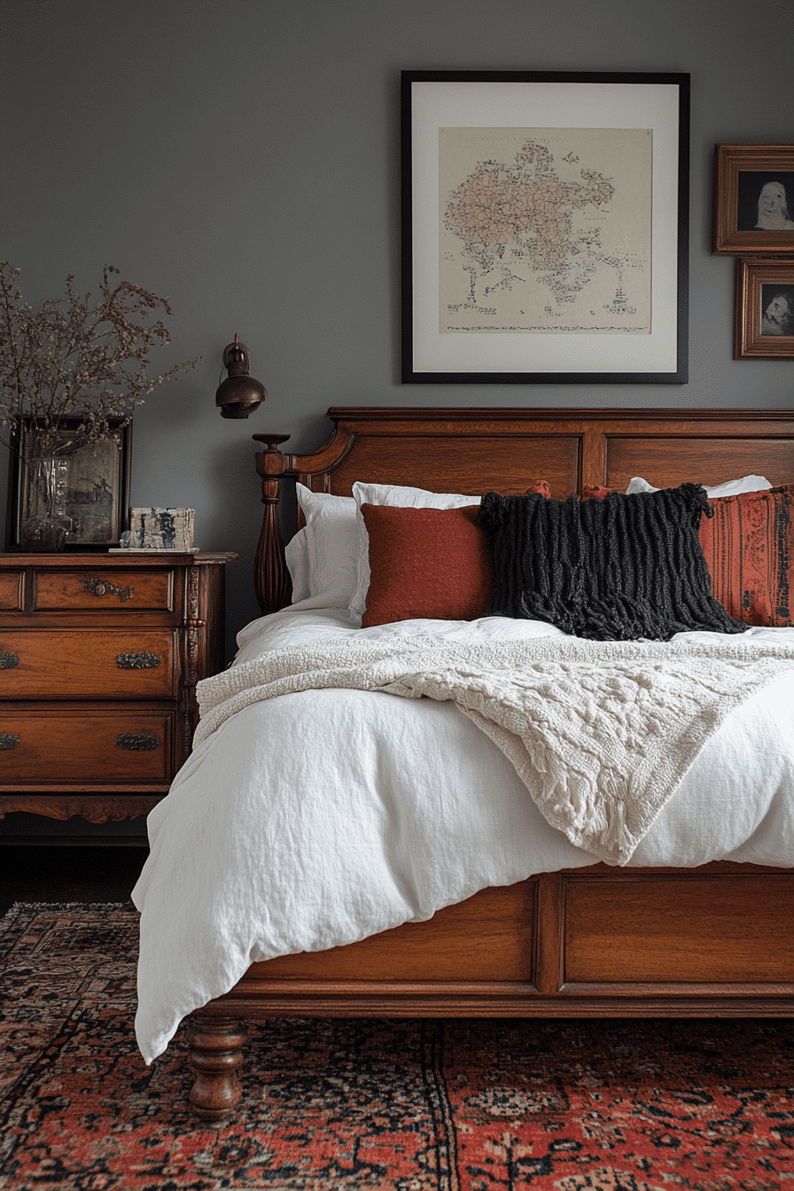 25 traditional heirloom bedroom space