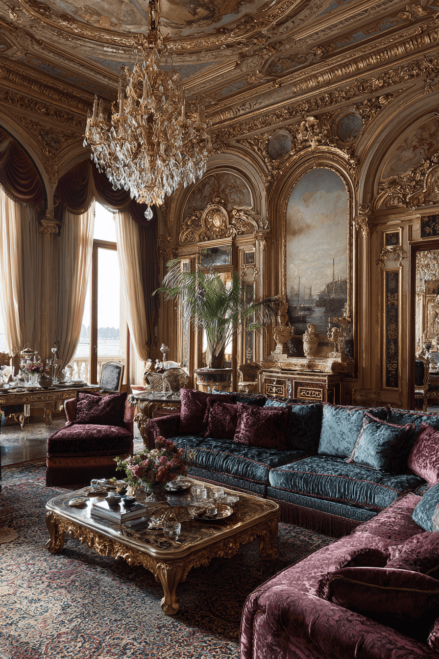 25 venetian classic living room