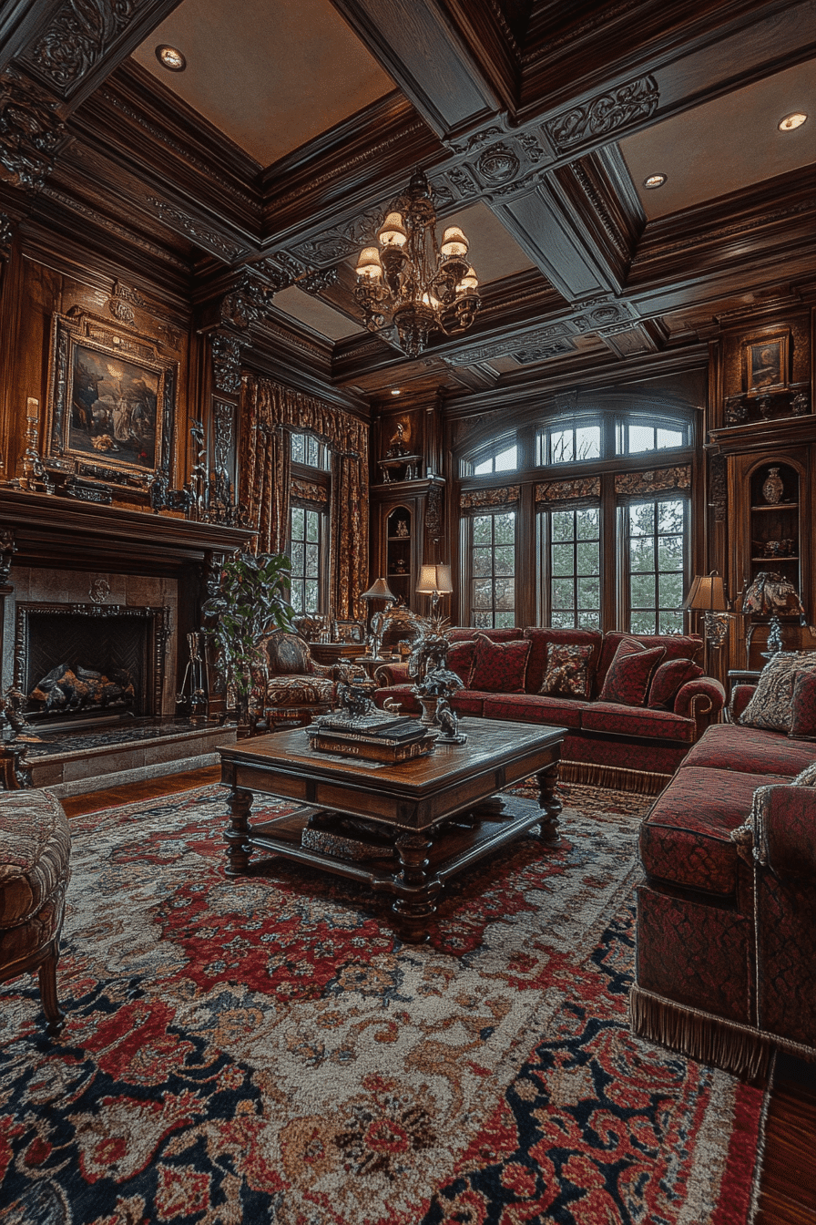 26 flemish classic living room