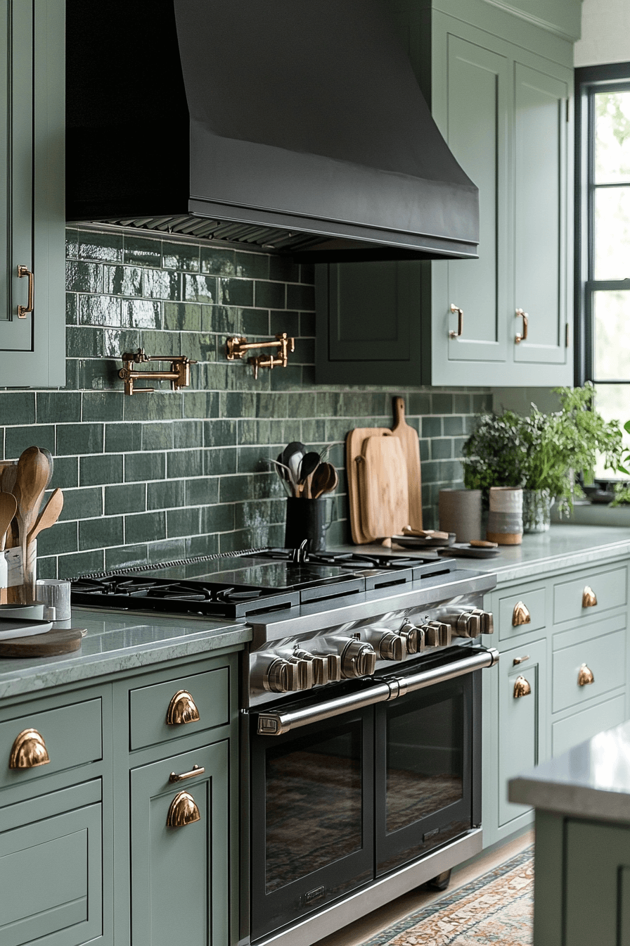 26 sage and charcoal edge