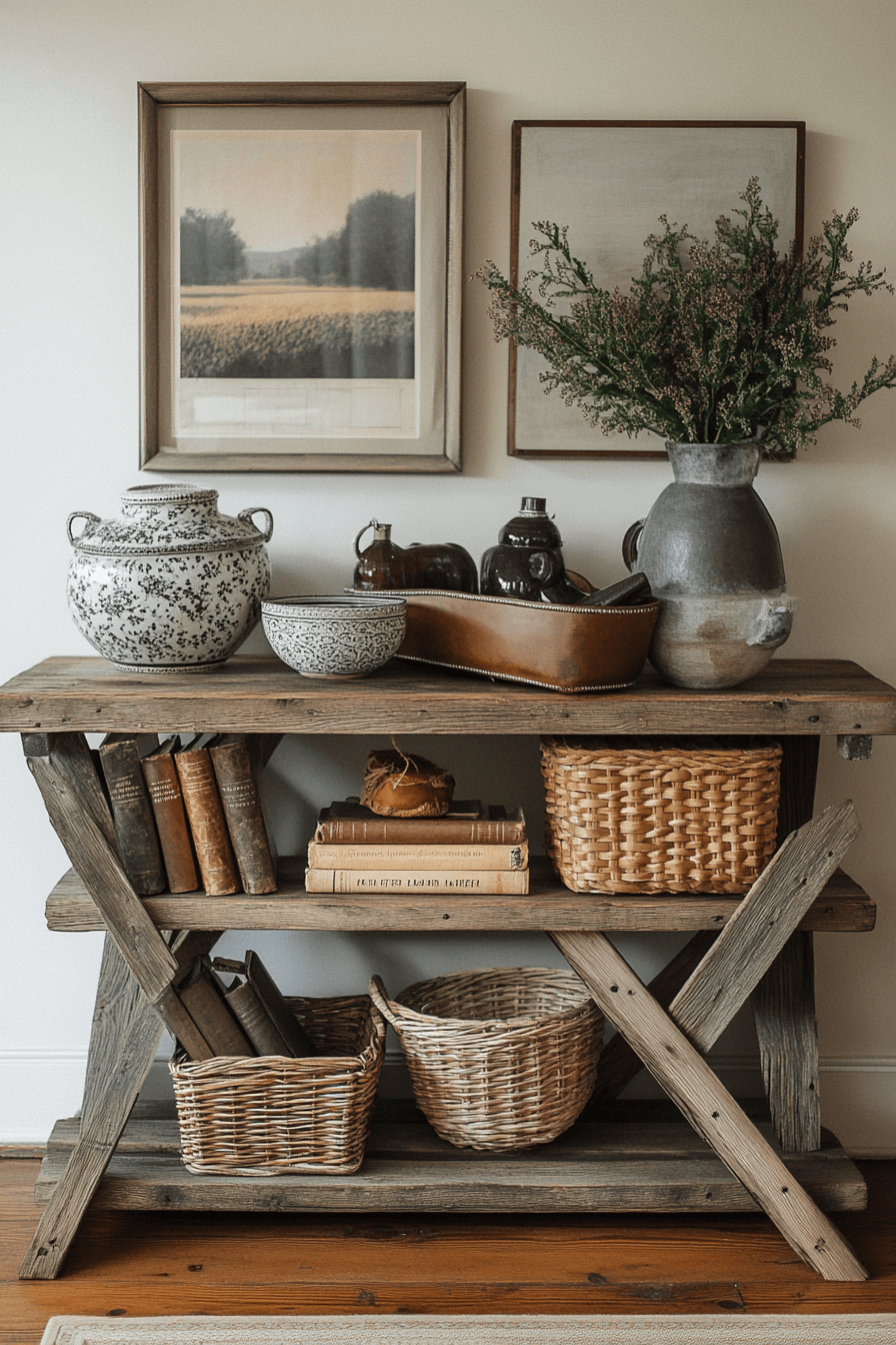 26 sturdy trestle frame shelf