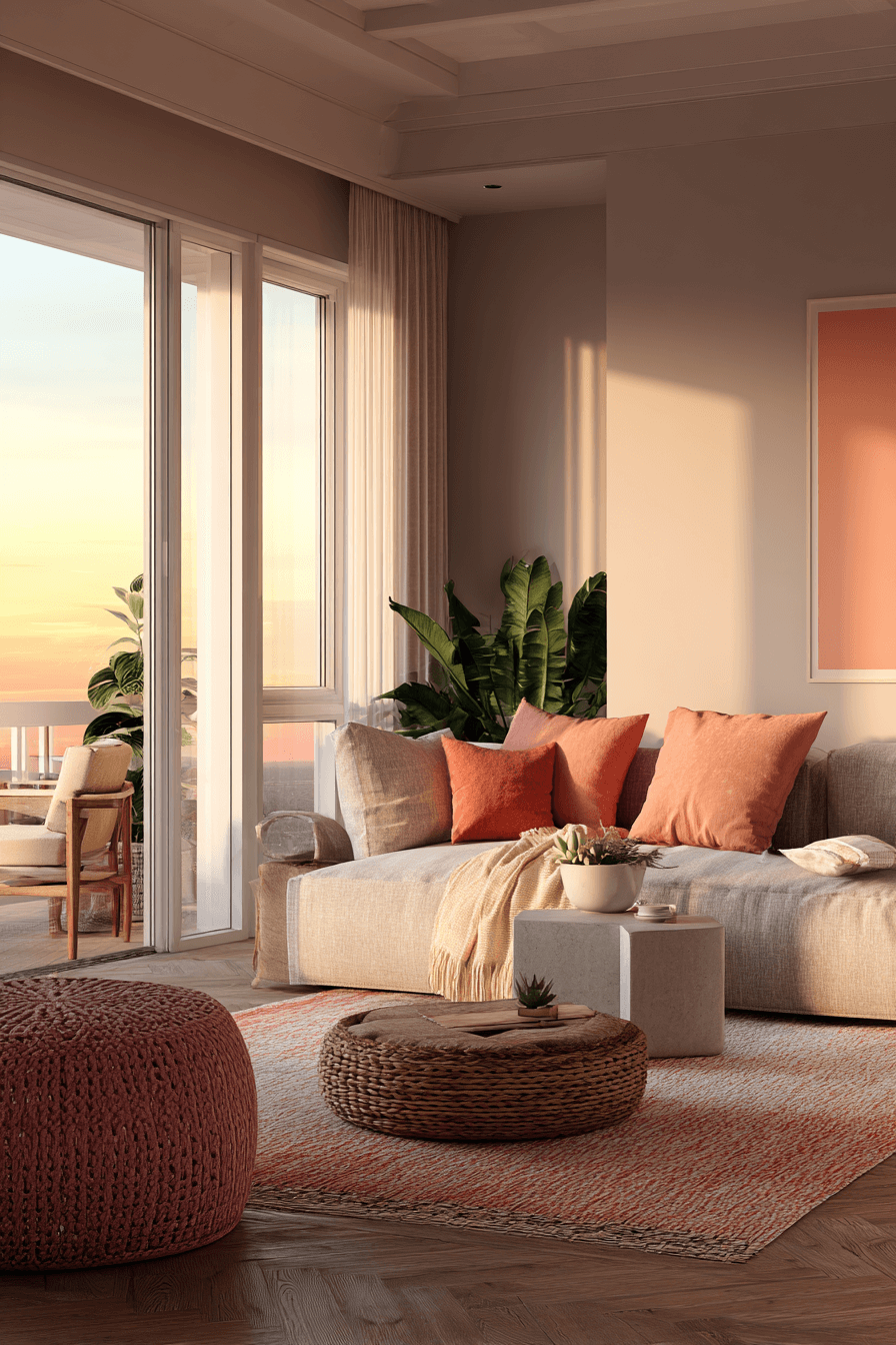 26 sunset glow living