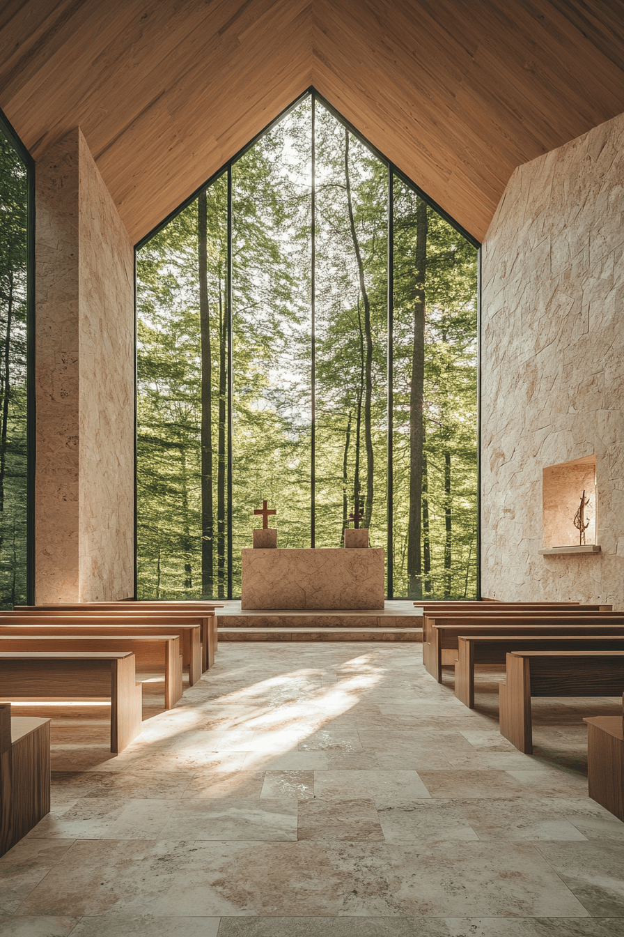 27 alpine reflection chapel space
