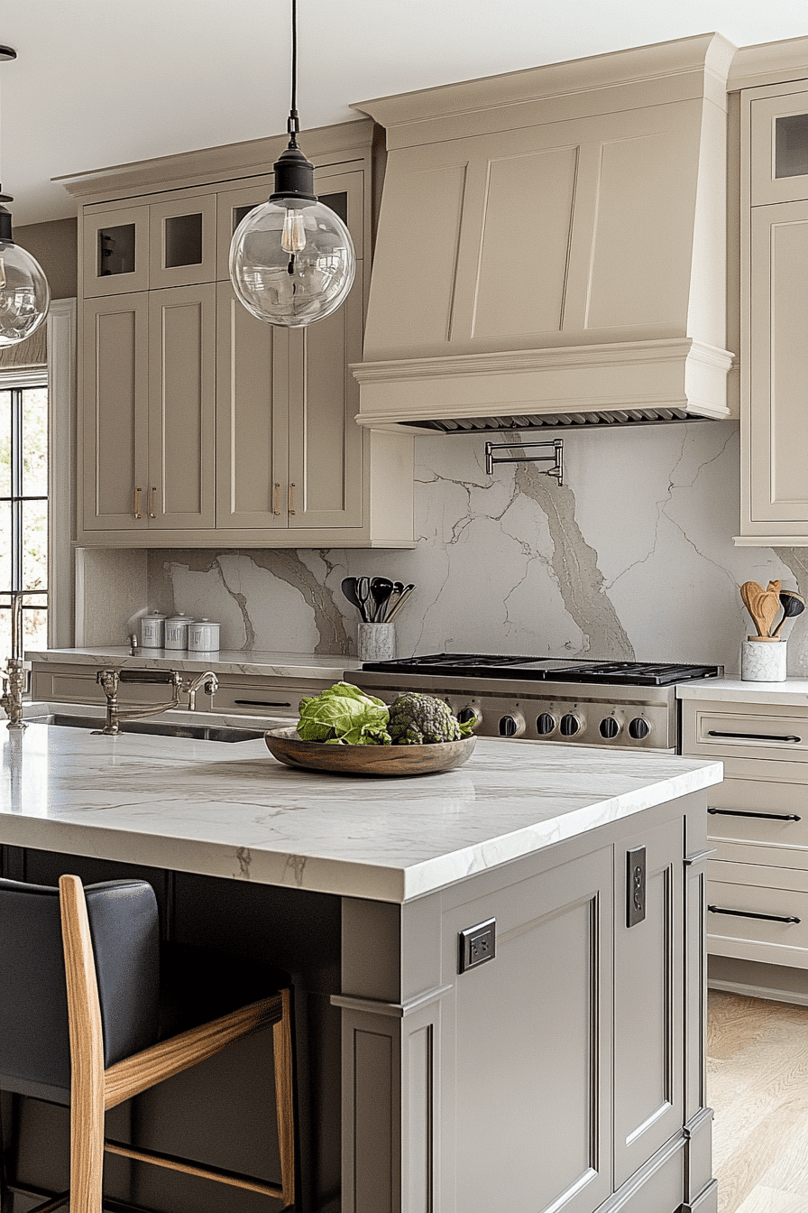 27 enduring taupe kitchen design