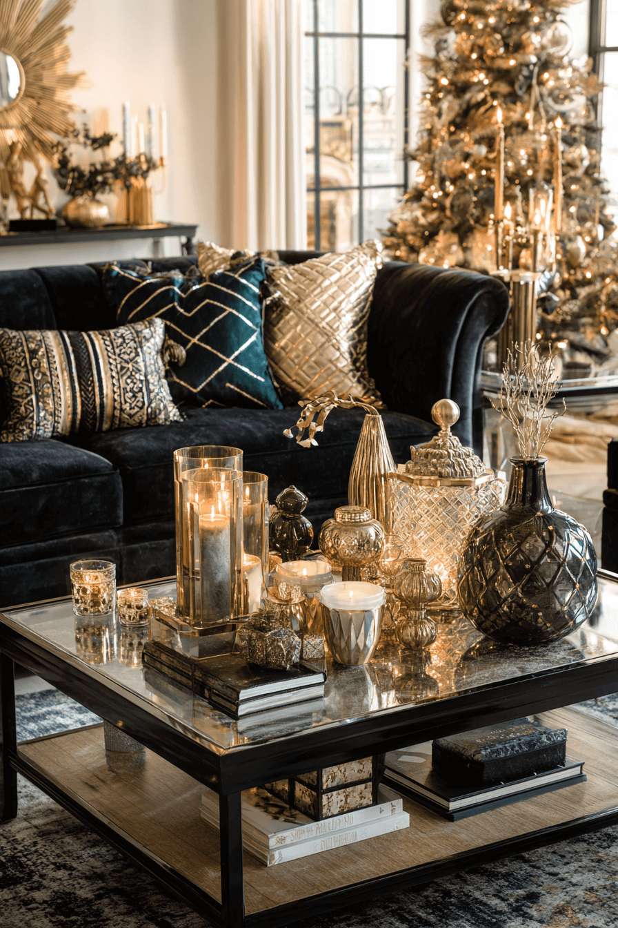 27 glamorous deco holiday accents
