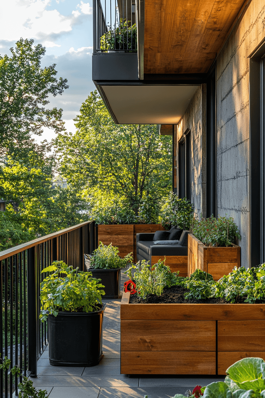 27 green minded patio style