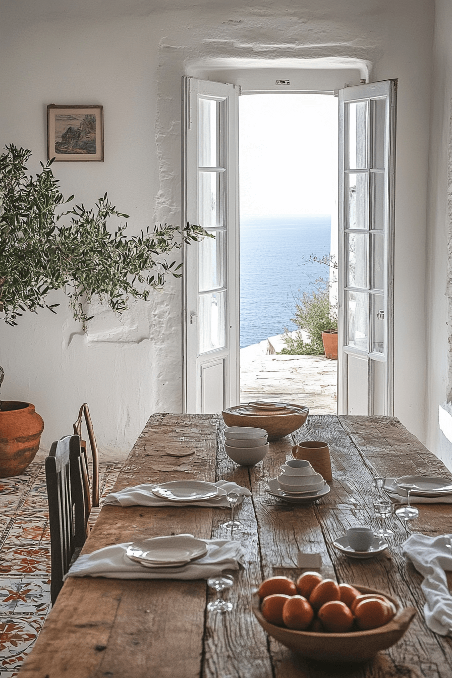 27 mediterranean antique dining room