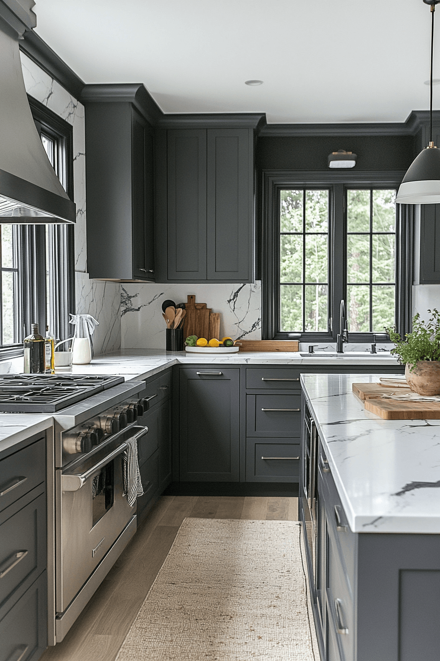 27 tungsten modern cabinet look