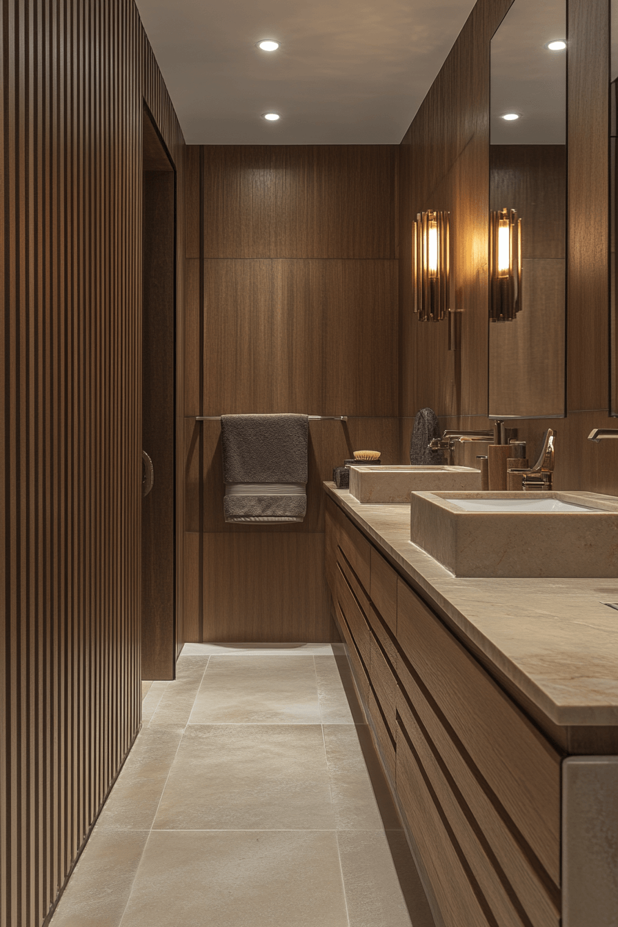 3 fluted rhythm vanity