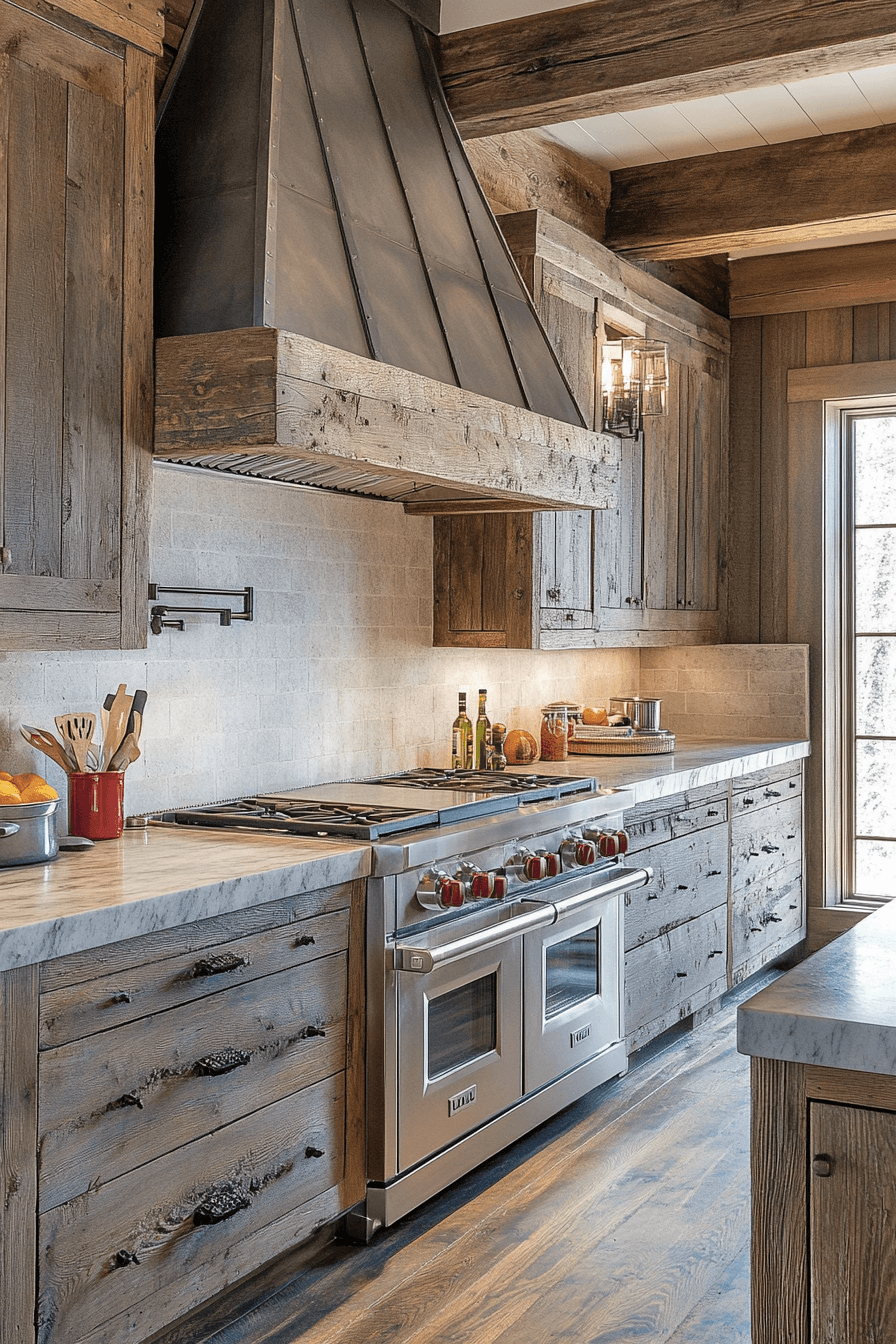 3 salvaged wood character