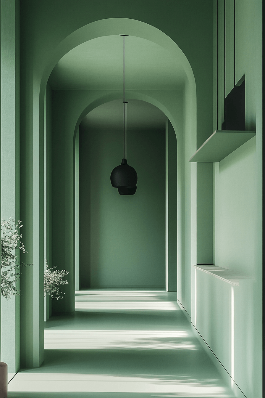 3 streamlined green style