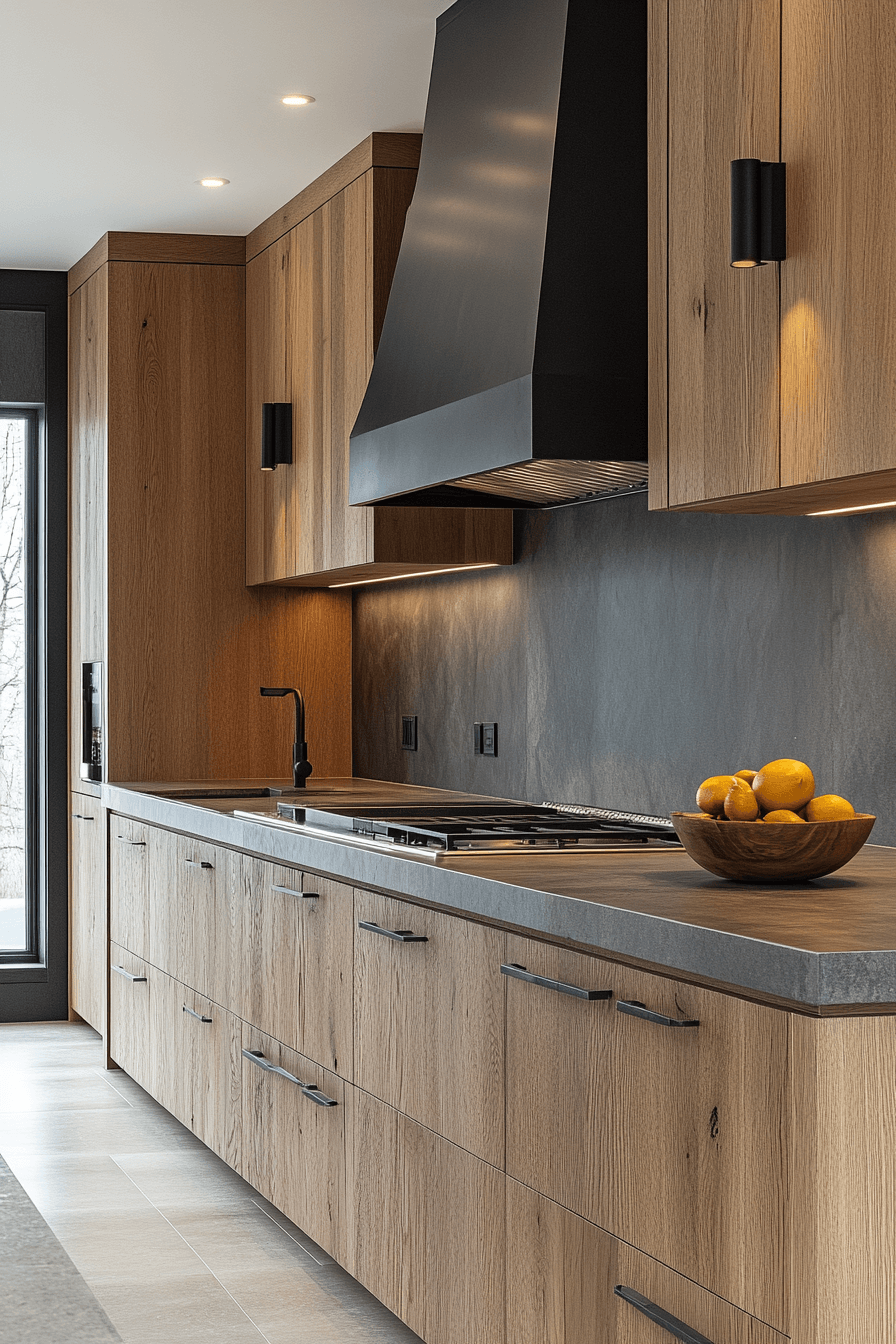 3 streamlined oak style