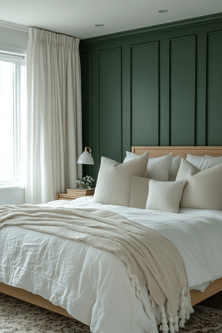 3 subtle sage focal wall