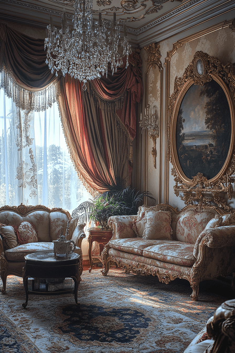 4 baroque classic living room