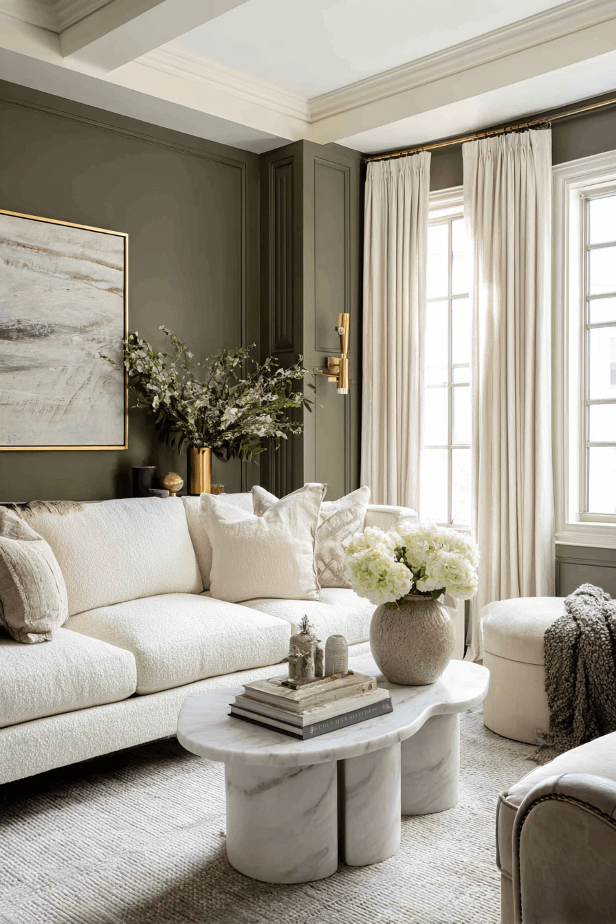 4 cream balanced olive living room