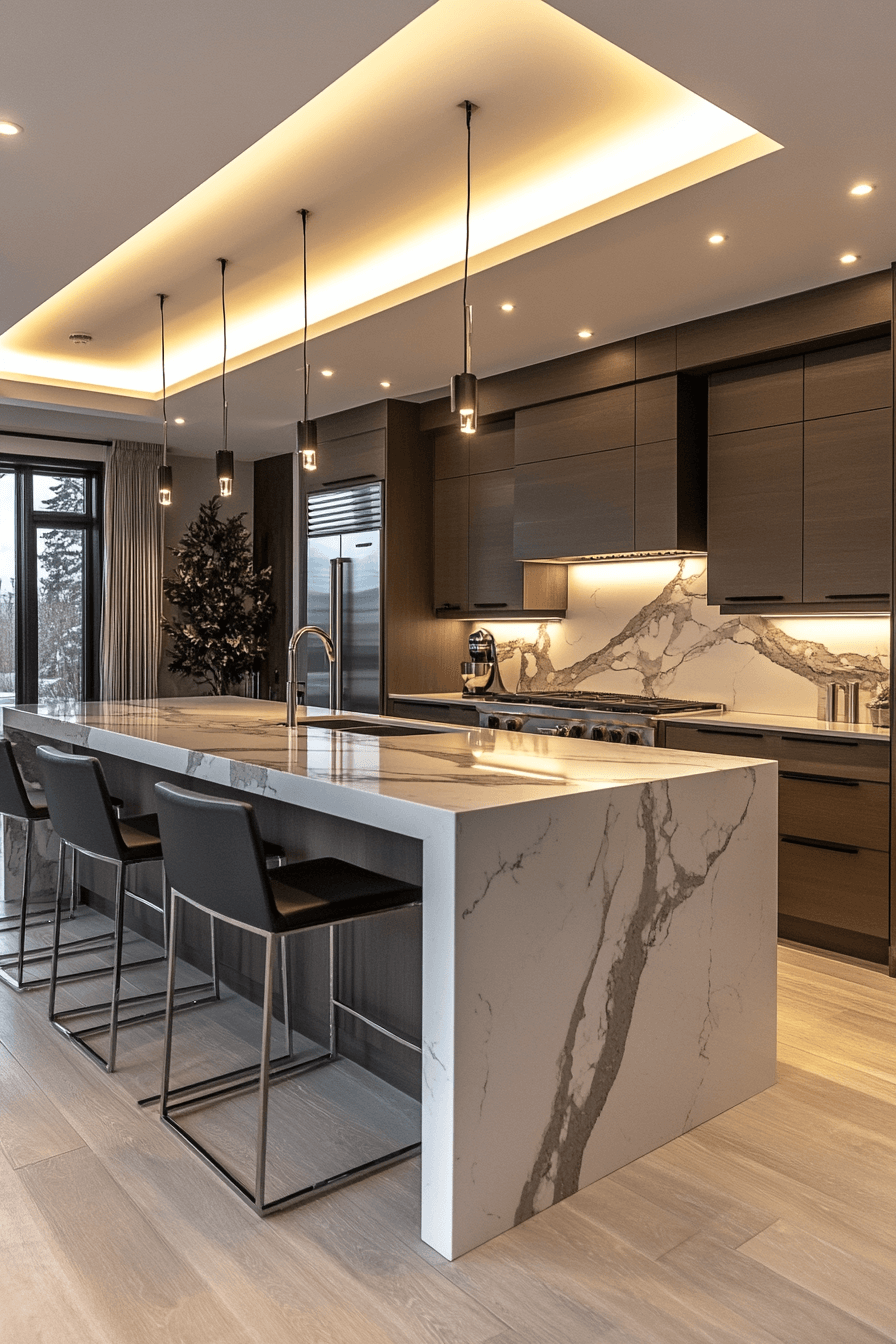 5 cascade island design