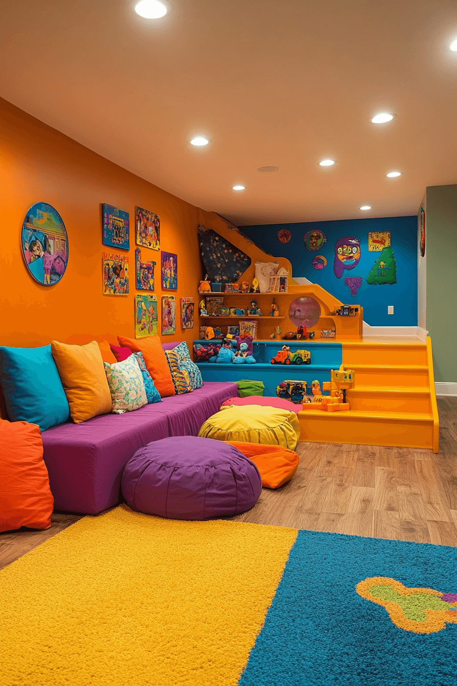 5 family game basement zone