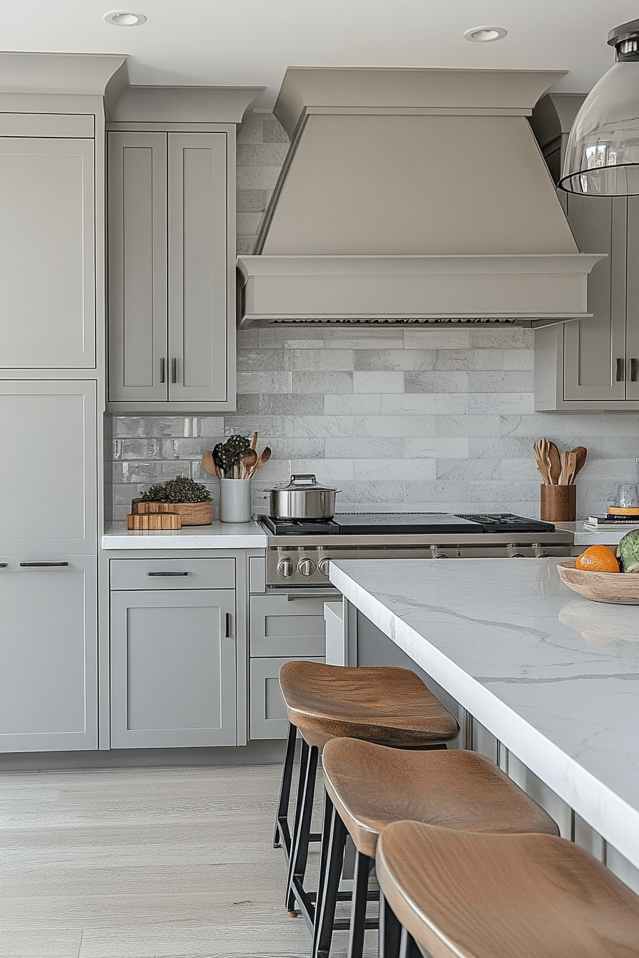 5 flowing contemporary grey