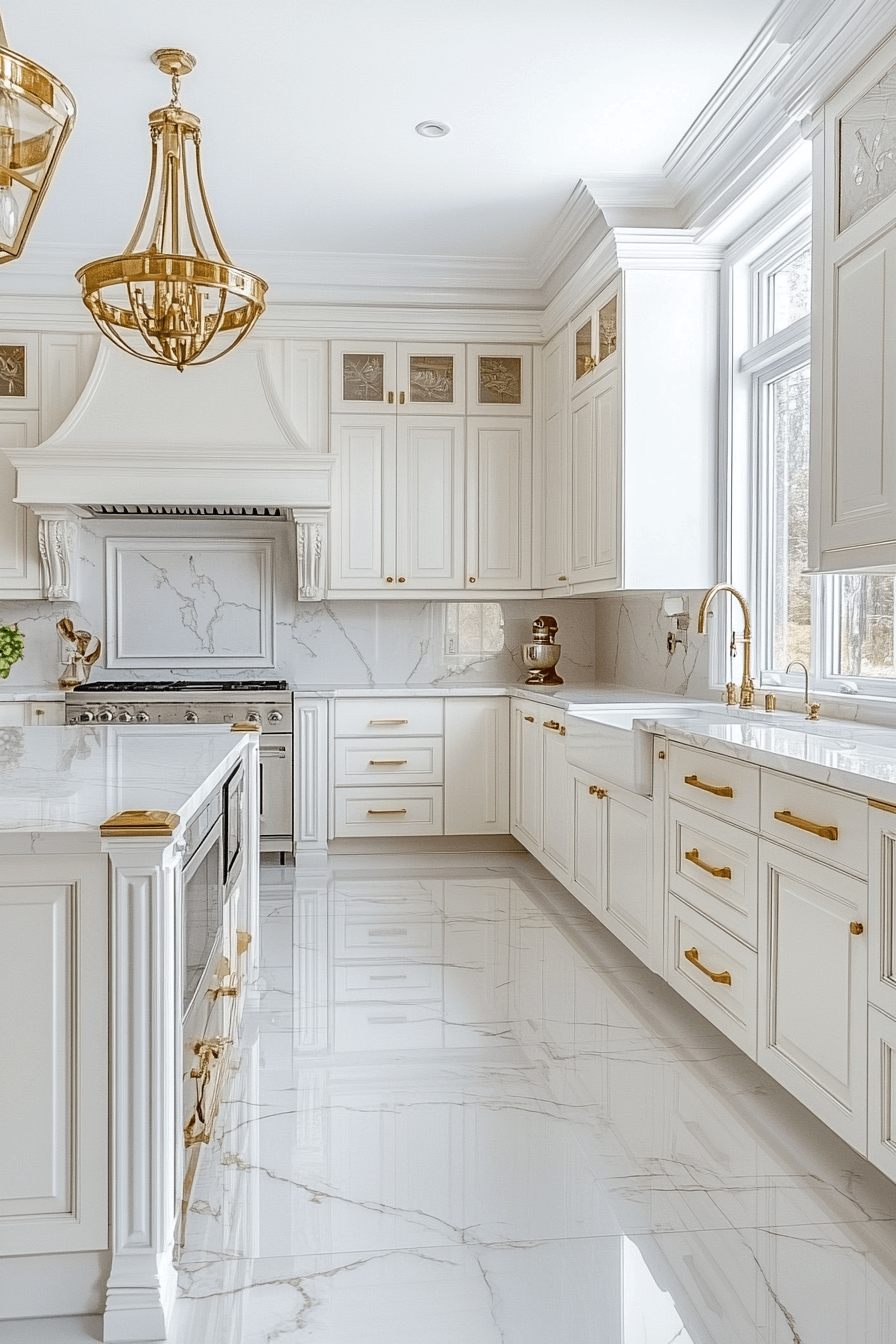 5 ivory and gold glow