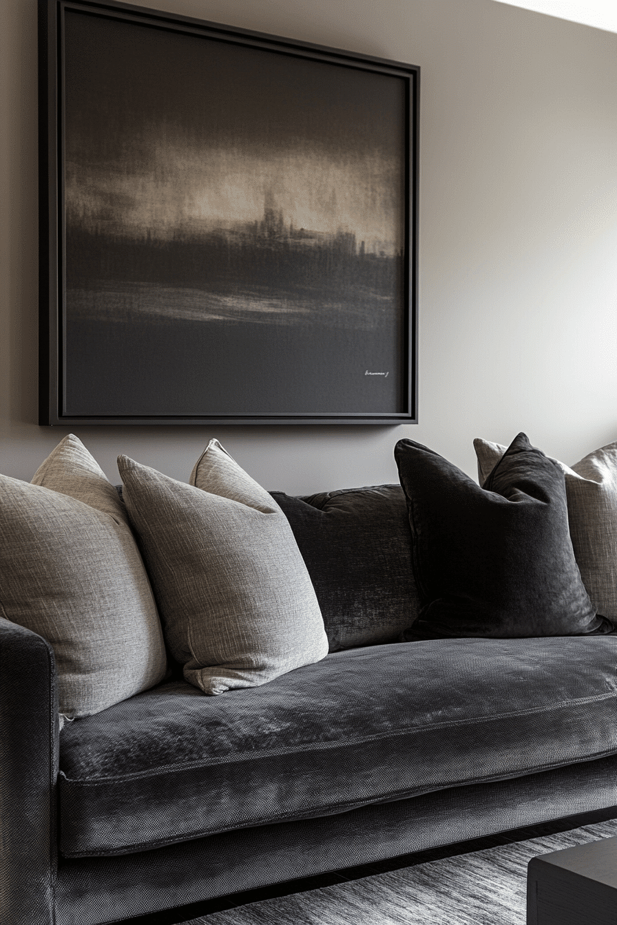 5 layered monochrome living