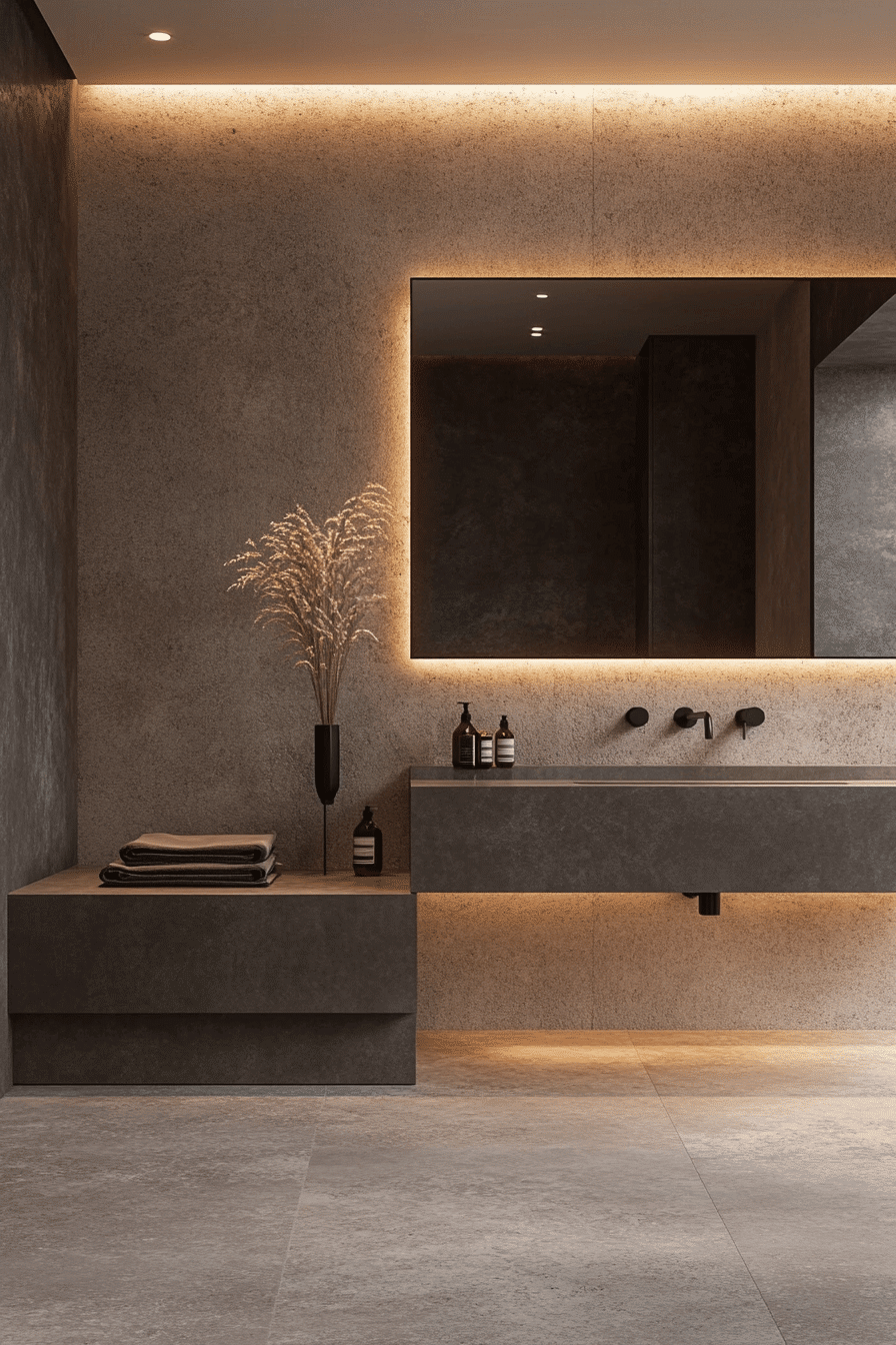 5 minimal dark grey retreat