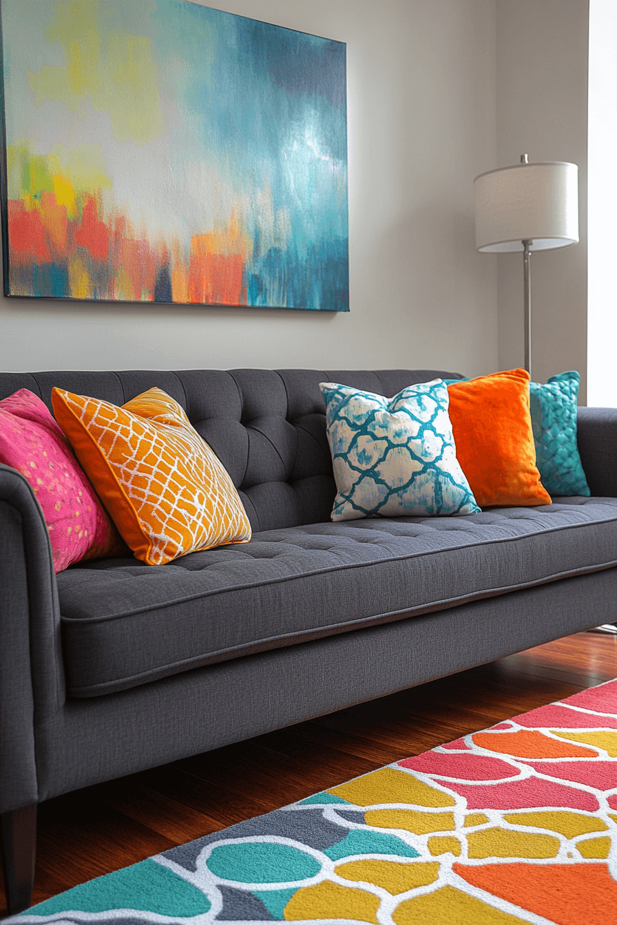 5 playful color pop living