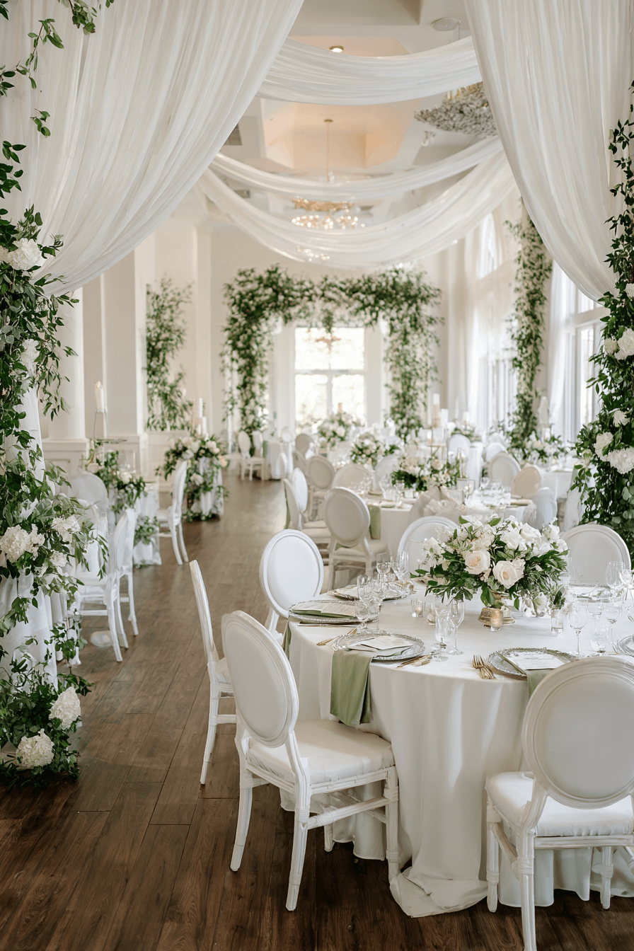 5 soft ivory olive ceremony