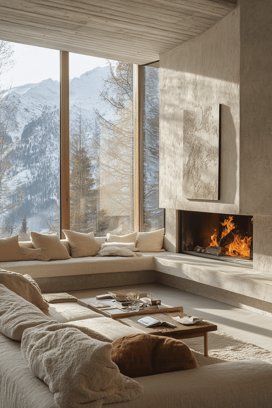 5 tranquil alpine lounge space