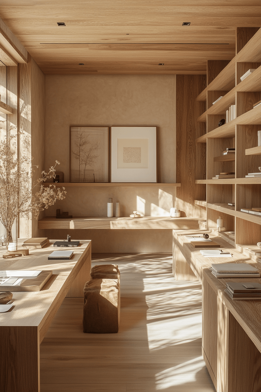 6 airy ash wood office