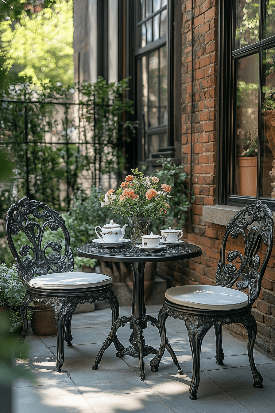 6 elegant tea patio