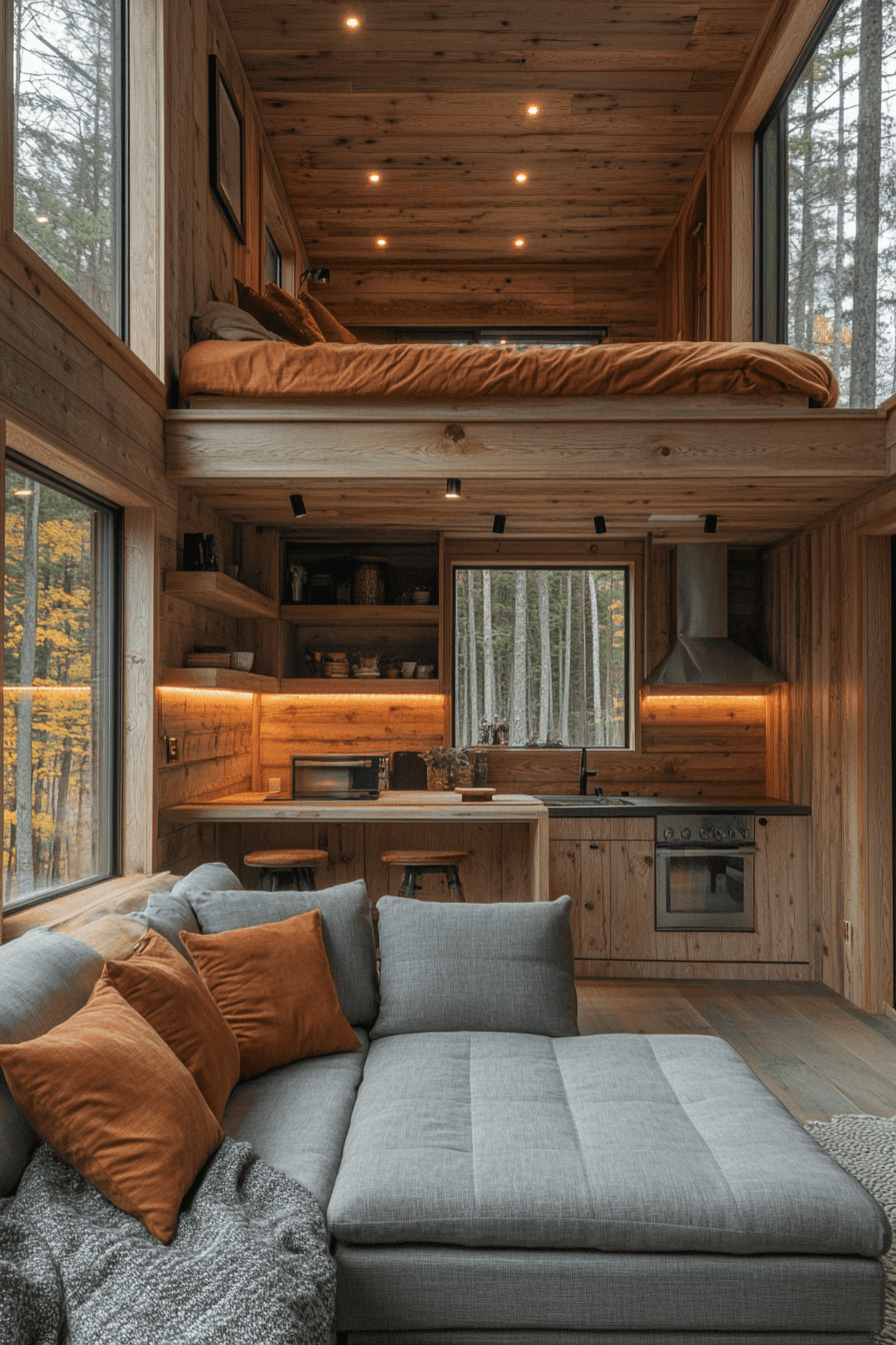 7 contemporary cabin flow