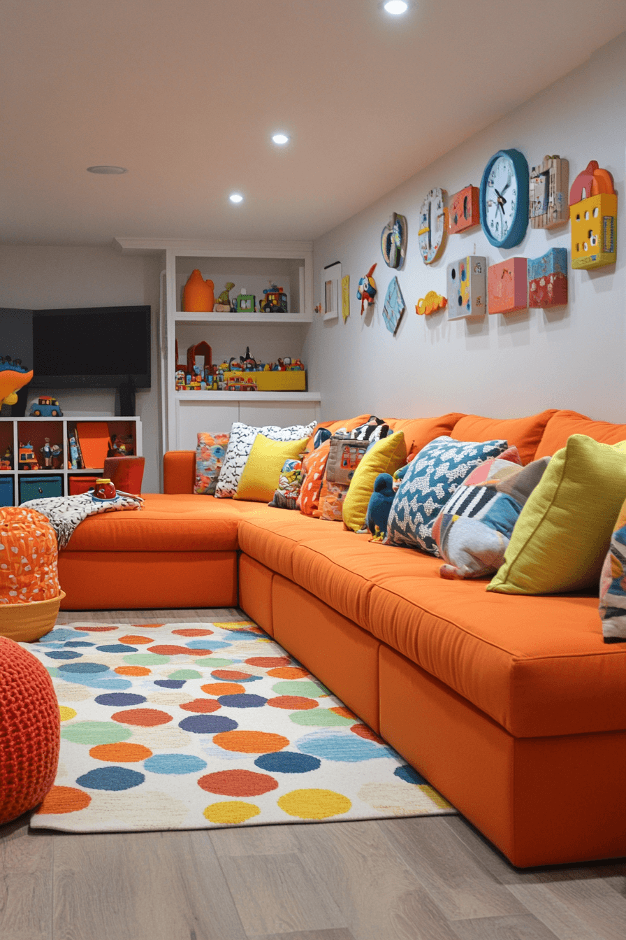 7 convertible basement family space