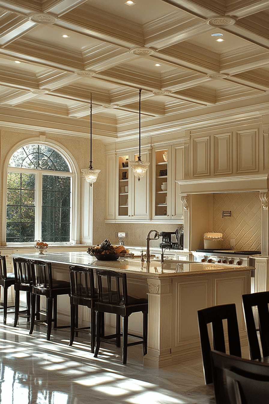 7 fluted column accent