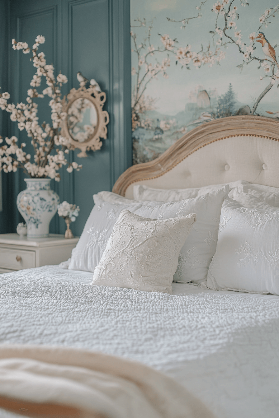 7 hand painted wall mural