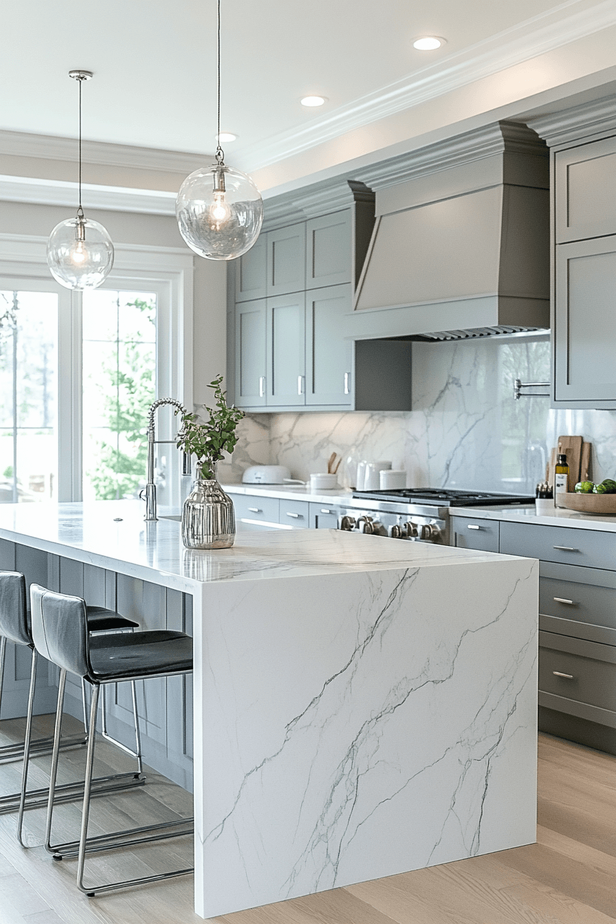 7 silver mist kitchen glow