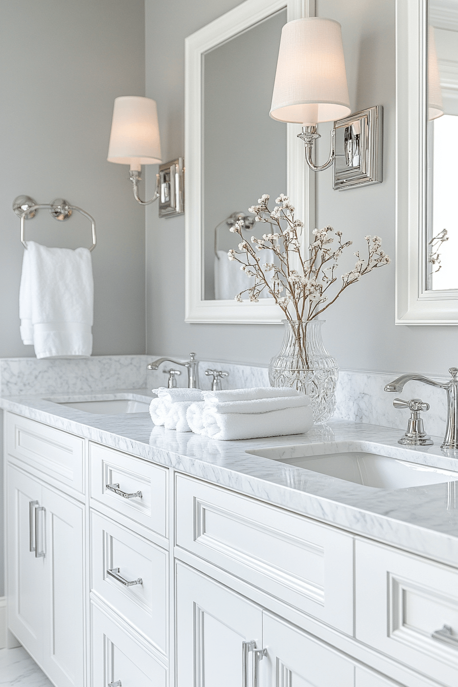 7 timeless white vanity