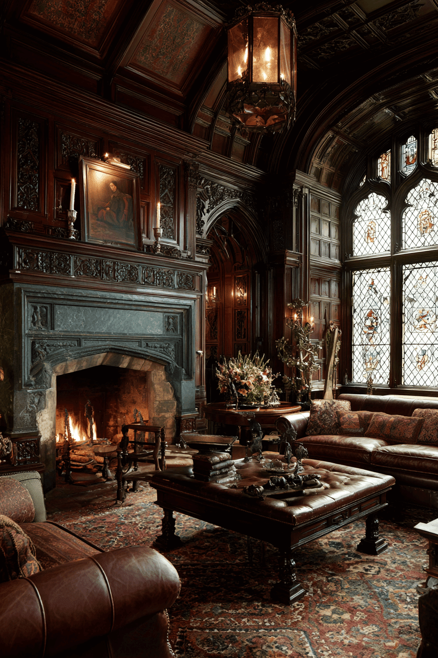 7 tudor classic living room