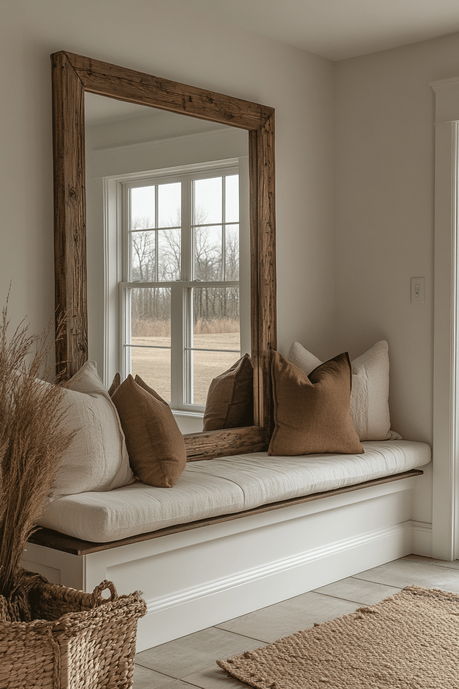 8 antique wood mirror decor