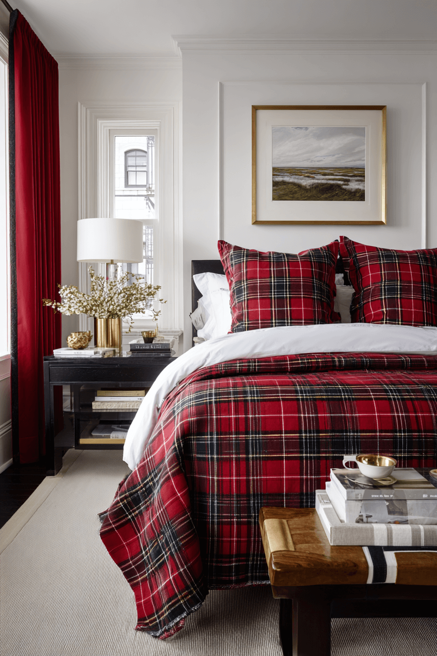 8 collegiate plaid chic