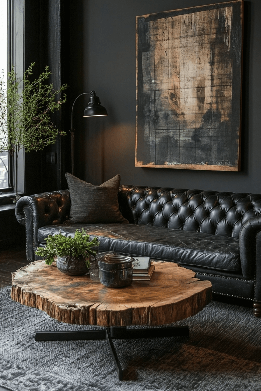 8 dramatic modern grey living room