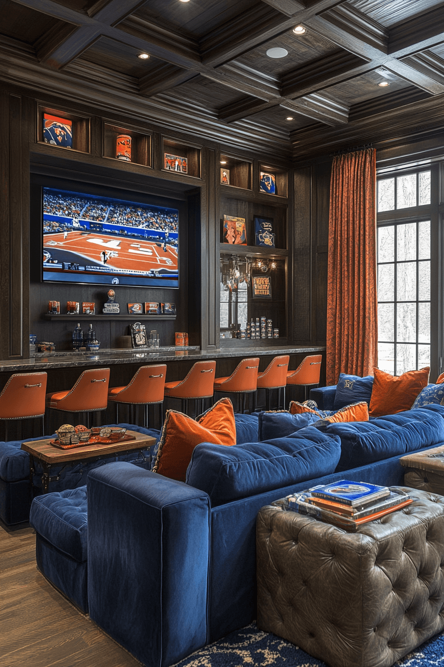 8 game day basement lounge