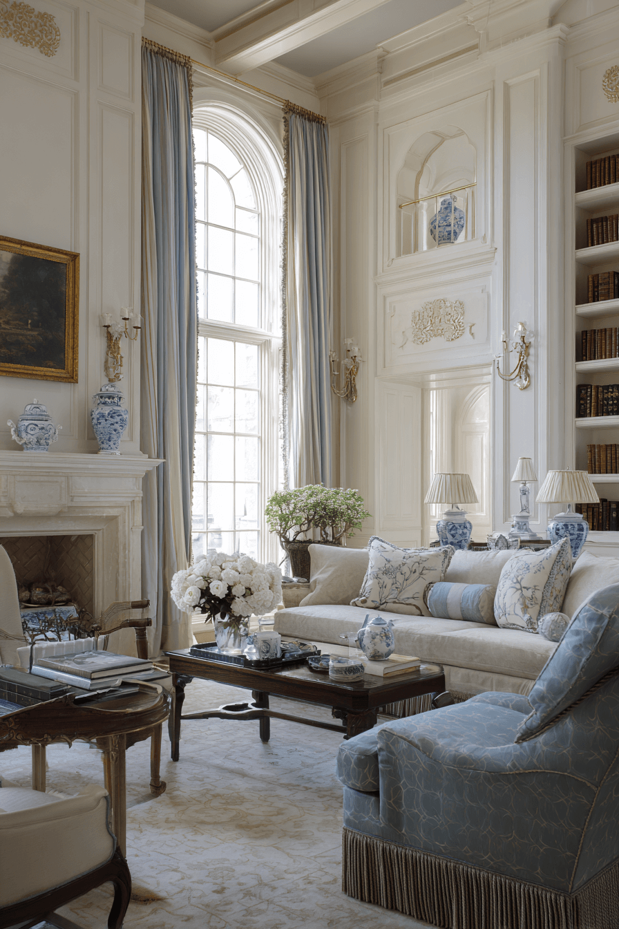 8 georgian classic living room