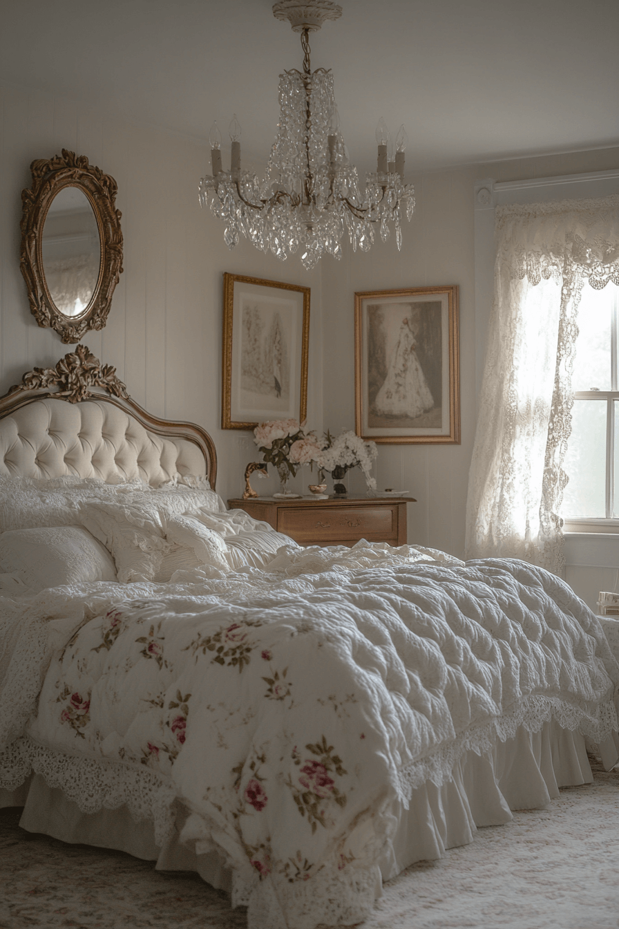 8 sparkling crystal centerpiece