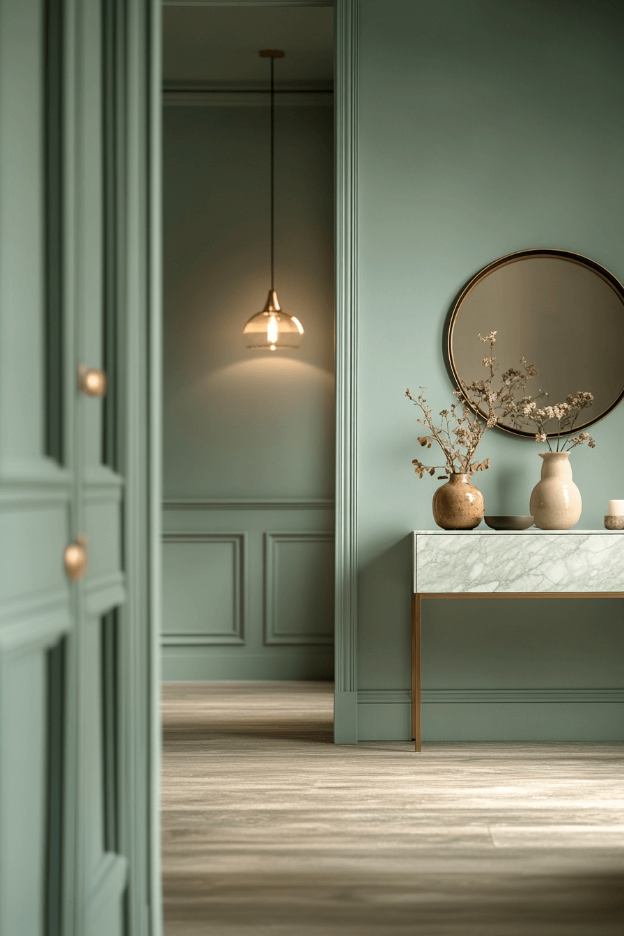 8 subtle glam hallway