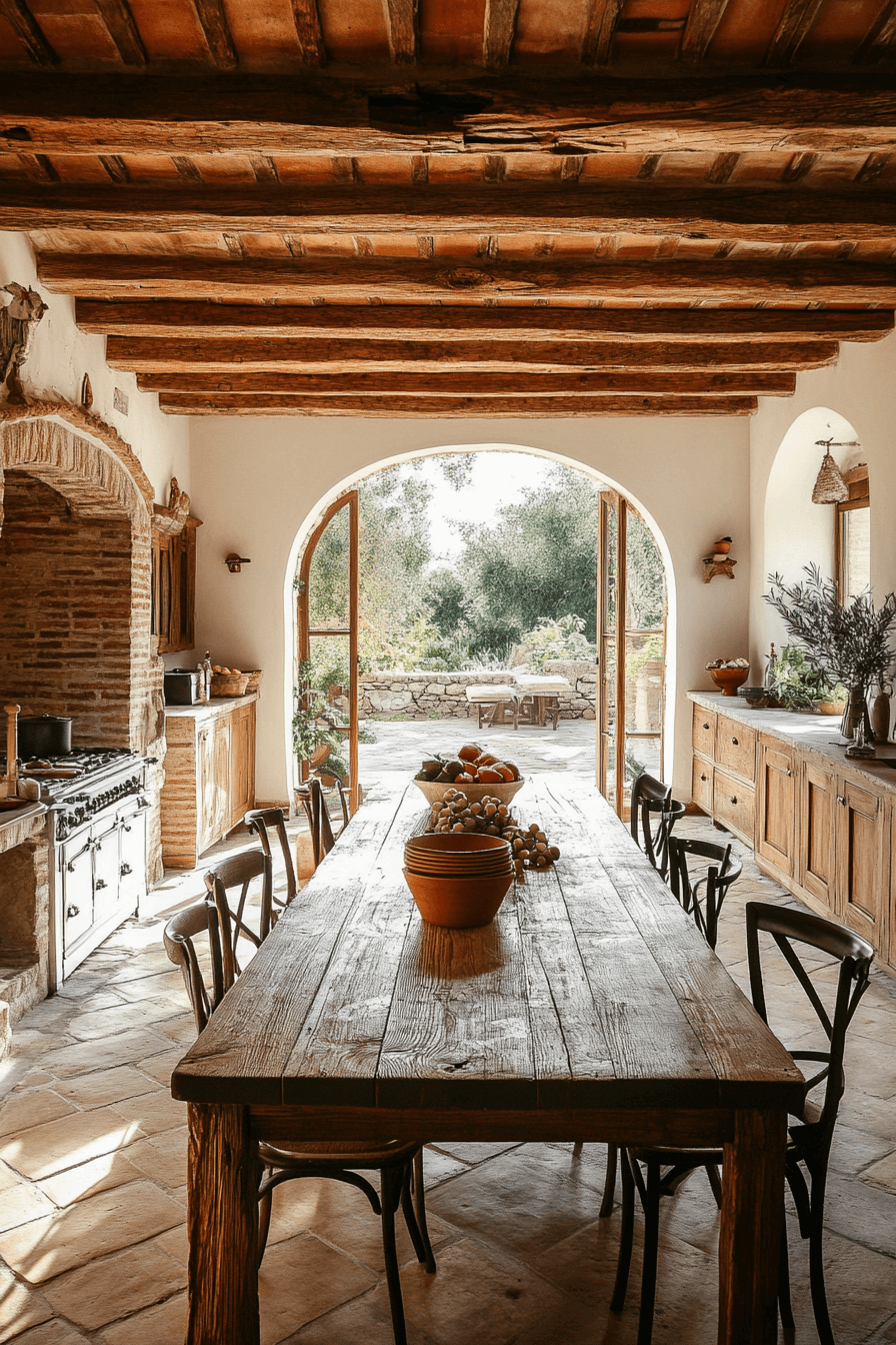 8 tuscan estate dining style