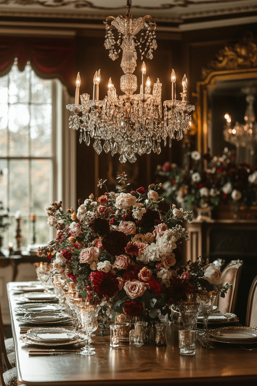 9 cascading crystal light