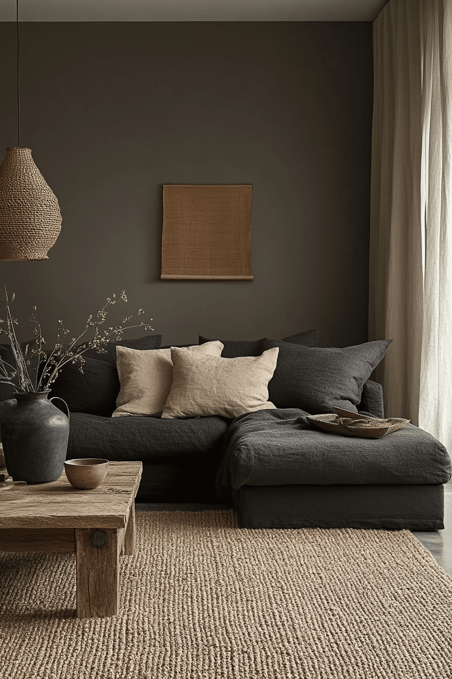 9 modern warm tone living