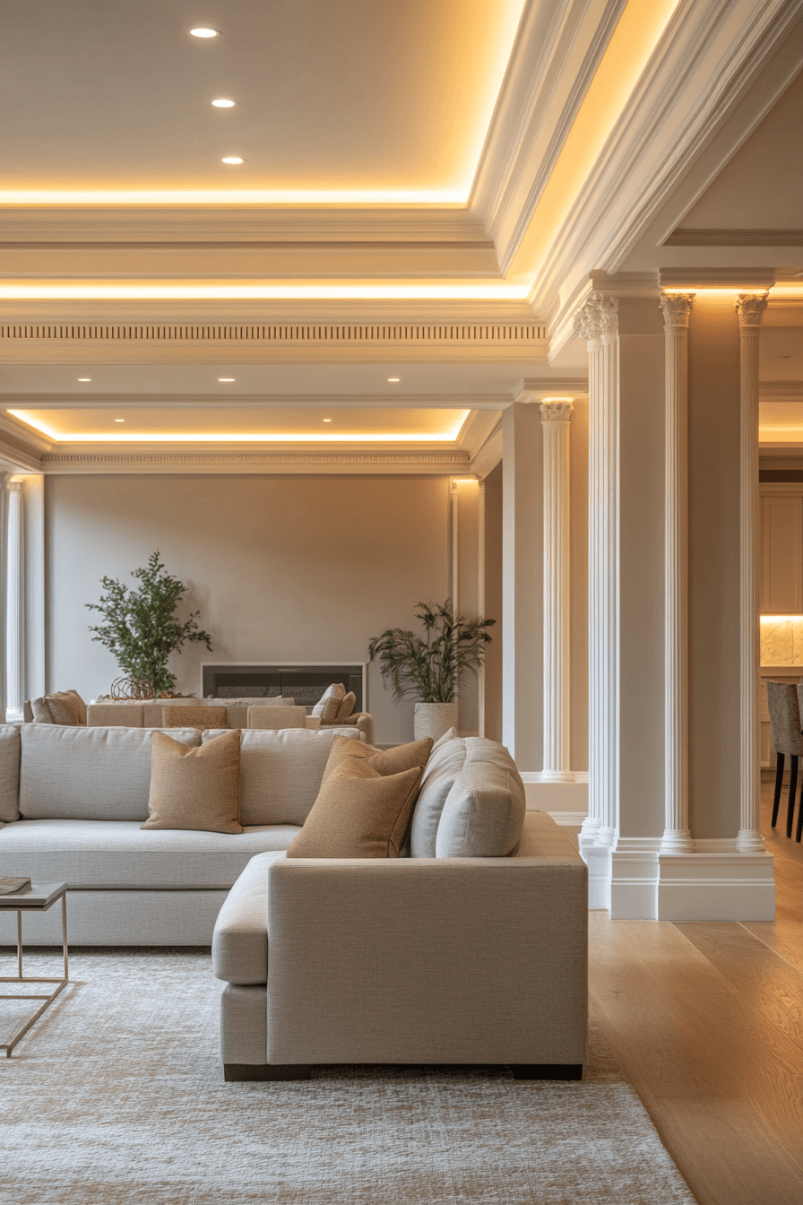 9 refined column silhouette