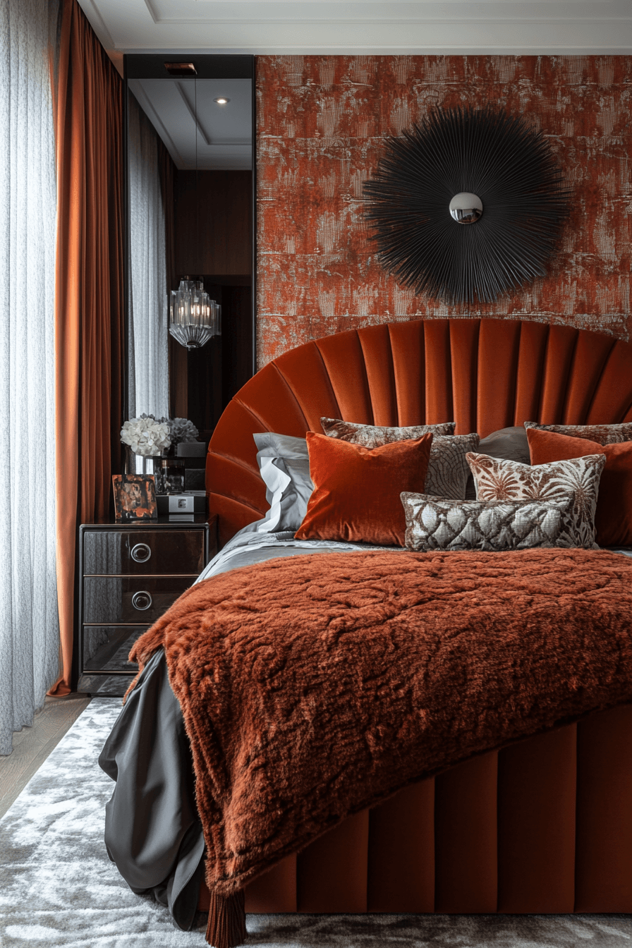 9 sculptural art bedroom