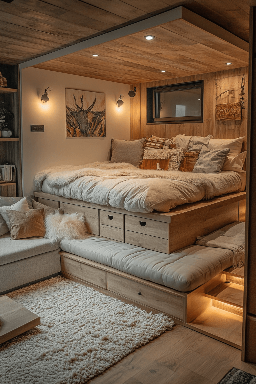 9 zoned sleeping platform designs